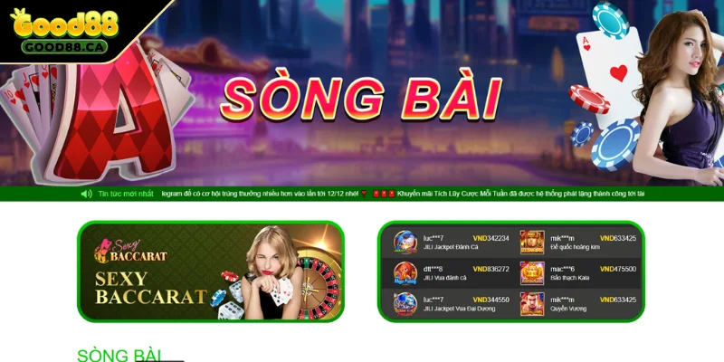 Đôi nét về Live Casino GOOD88